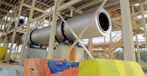 Unused Feeco 9' Dia. X 60' L Rotary Drum Dryer)